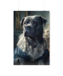 Cane Corso Dog Rococo Poster