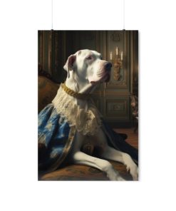 Great Dane Dog Rococo Poster