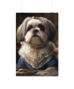 Shih Tzu Dog Rococo Poster (v2)