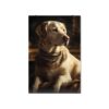 Golden Lab Dog Rococo Poster