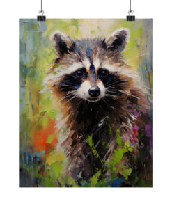 Impressionist Style Raccoon