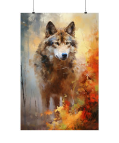 Impressionist Style Wolf