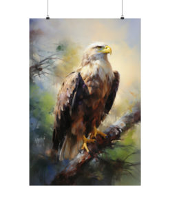 Impressionist Style Bald Eagle
