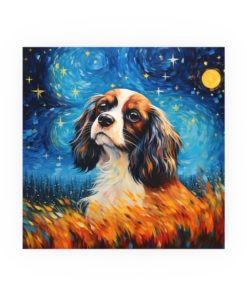 Spaniel Starry Night
