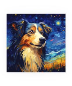 Australian Shepherd Starry Night