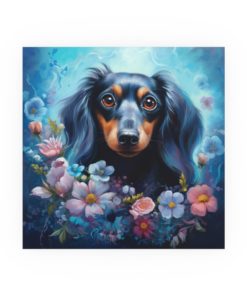 Black Dachshund Bark & Bloom